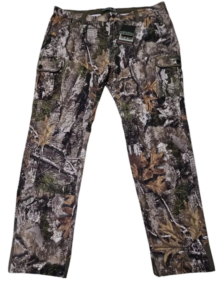 TrueTimber Tekari Mens 2XL Camouflage Camo Hunting Pants Performance Tech