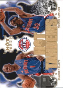 2008-09 Hot Prospects Hot Tandems #HT5 Chauncey Billups/Richard Hamilton - NM-MT - Imagen 1 de 2