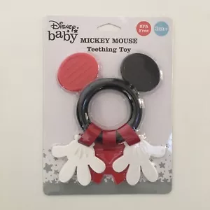NEW Mickey Mouse Teether Toy (3m+) BPA Free | Disney Baby - Picture 1 of 6