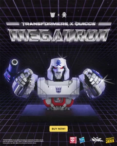 Mighty Jaxx Transformes X Quiccs: Megatron 18cm Statue Collectibles New In Stock - Picture 1 of 8