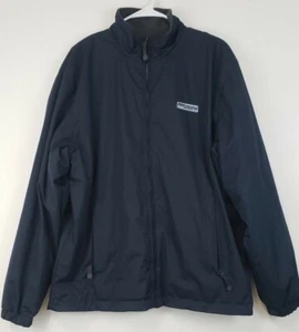 Free Country FCXtreme Jacket Adult Large Blue Full Zip Fleece Reversible Mens L - Picture 1 of 8