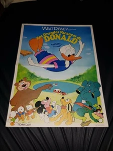 Affiche de cinéma d'époque du film: LES GRANDES VACANCES DE DONALD(40x60cm) 1979 - Photo 1/1