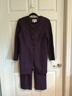 Danny & Nicole Pantalón Traje Mujer’s 10 Nuevo Sin Etiquetas 100% Poliéster Foto 1 de 4