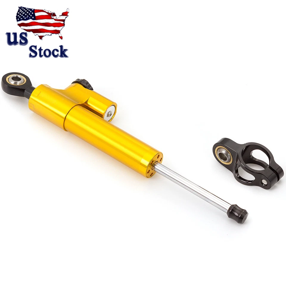 Kit estabilizador y soporte amortiguador de dirección de aluminio para Honda CBR600RR 900 954RR EE. UU. Foto 1 de 4