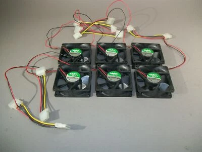 Lot of 6 Nidec M33406 Multifan 12VDC 0.29AMP - USED - Image 1 of 3