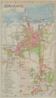 Semarang Antique Town City Plan Central Java Indonesia 1917 Old Map