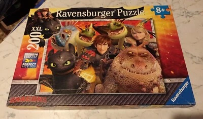 Ravensburger Puzzle Dragons - Hicks, Astrid e i draghi - 200 Pezzi - 2015 - Immagine 1 di 4