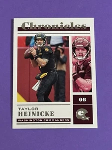 2022 Panini Chronicles Taylor Heinicke #20 Washington Commanders (L) - Picture 1 of 2
