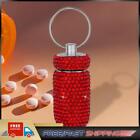 First Aid Medicine Bottle Rhinestone Capsule Bottle Aluminum for Outdoor Camping