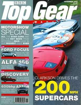 BBC Top Gear Magazine: Issue #62, Ford Focus, Alfa 166, Discovery 4x4, Nov 1998 - Image 1 of 3