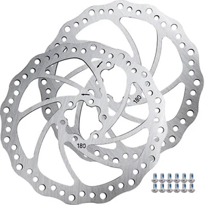 Mountain Bike Bicycle Brake Disc Rotor 160,180 Dirt Bike MTB incl Bolts For AVID - Picture 1 of 14