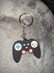 Dije de llavero controlador de juego negro - Imagen 1 de 1
