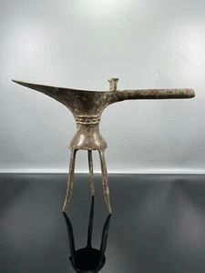 11.2'' China Antique Brass Cup ancient Old Bronze Wine Glass cup - Picture 1 of 7