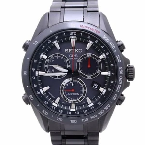 Reloj para hombre SEIKO Astron SBXB031 esfera negra solar GPS radio satelital - Imagen 1 de 8