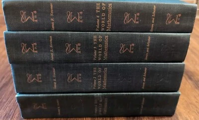 1956 The World of Mathematics Volumes 1-4 by James R. Newman 1st Printing - Image 1 of 4