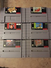 Super Nintendo Game Lot With Castlevania 4 