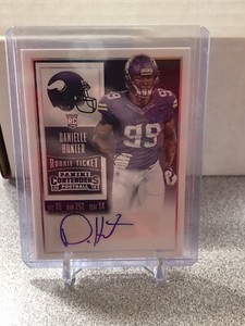 2015 Panini Contenders Danielle Hunter Rookie Ticket Auto Vikings