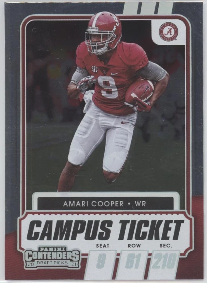 2021 Panini Contenders Draft Picks Campus Ticket #38 Amari Cooper Foil - Image 1 of 1