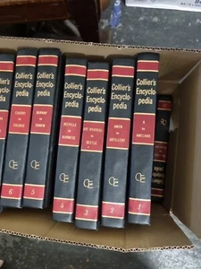 Colliers Encyclopedia Volumes 1-24 Full Set - Picture 1 of 4