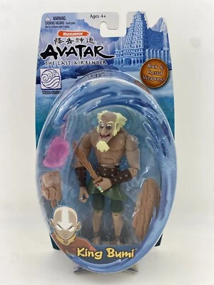 Figura de acción Avatar the Last Airbender KING BUMI 6" serie Water 2006 sellada Foto 1 de 4