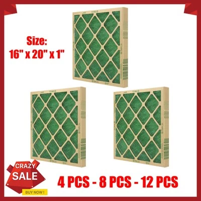 Flanders Air Filters, 16" X 20" X 1" Precisionaire Nested Glass - ( 12 Pack ) - Image 1 of 4