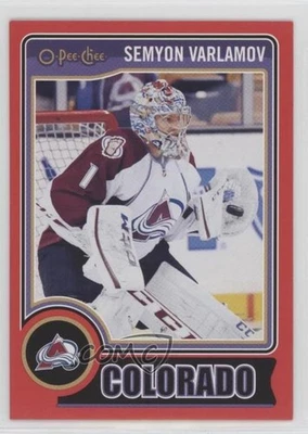 2014-15 O-Pee-Chee Wrapper Redemption Red Border Semyon Varlamov #426 - Image 1 of 2
