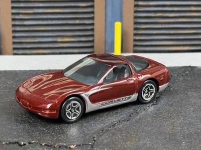 Matchbox 1997 Chevrolet Corvette Dark Red C5 '97 Chevy New Loose - image 1 of 3