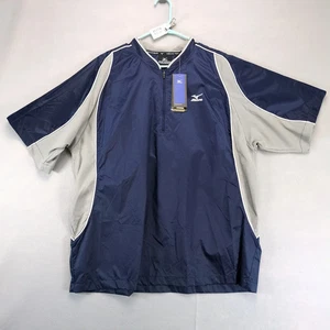 NUEVO CON ETIQUETAS Mizuno Teamwear Protect Para hombres XL Azul Marino Camiseta de Bateo Equipo de Agua para Viento 1/4 Cremallera - Imagen 1 de 10