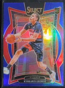 2024-25 Panini Select Basketball Concourse - Kyshawn George #85 Blue Prizm (RC) - Picture 1 of 2