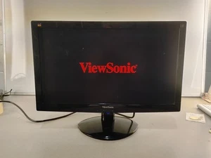 ViewSonic 20inch LCD Widescreen HD VGA Only Monitor Black Fair Condition - Picture 1 of 5