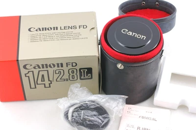 【Casi sin usar con caja, estuche】 Nuevo lente gran angular Canon FD NFD... - Imagen 1 de 4