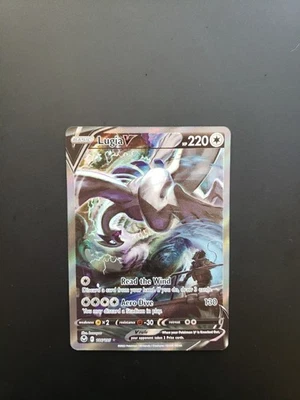 Juego de cartas coleccionables Pokémon Lugia V Silver Tempest 186/195 arte antiguo/arte alternativo - casi nuevo/muy bueno Foto 1 de 2