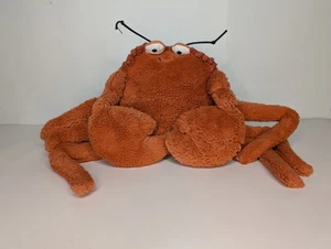 Jellycat London Crispin Crab Plush Orange Soft Corduroy Retired - Picture 1 of 9