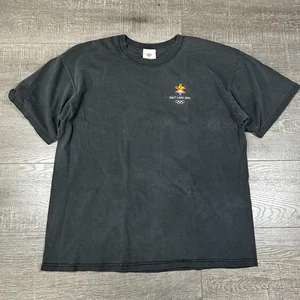 Camiseta Para Hombre XL Negra Salt Lake 2002 Invierno Olímpico Informal Grunge Ropa Deportiva - Imagen 1 de 6