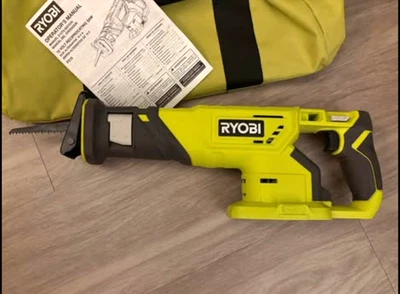 nearly new RYOBI PCL515B 18V CORDLESS RECIPROCATING SAW blade manual TOOL BAG - Image 1 of 3