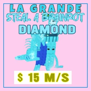 Steal A Brainrot - Secret Diamond La Grande (1 pieza) - Imagen 1 de 2