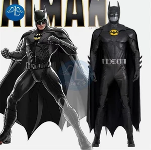 Michael Keaton Batman Juegos con disfraces Para hombres Capa Máscara Zapatos Trajes Disfraz de Halloween - Imagen 1 de 14