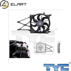 FAN RADIATOR 825-0011 FOR OPEL ASTRA/G/CLASSIC/Caravan/Hatchback/Convertible - Picture 1 of 6