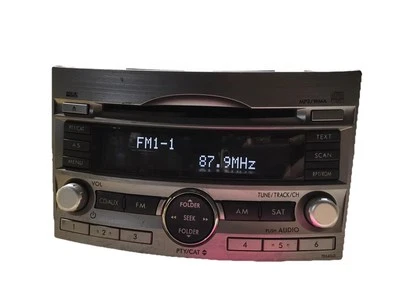 TESTED 2011-2013 Subaru Legacy CD Radio Player 86201-AJ64A OEM #R406 - Image 1 of 4