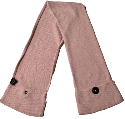 Simply Noelle Women’s Pink Scarf With Buttons - Image 1 of 4