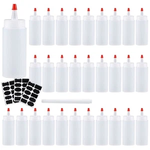 Quetschflasche, Shekure 30 Stück 4 Oz Premium Lebensmittelqualität Plastikflaschen mit Squee - Bild 1 von 7