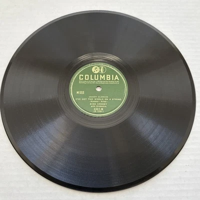 Bing Crosby 78 RPM Columbia How Deep Is The Ocean I've Got The World On A String - Image 1 of 4