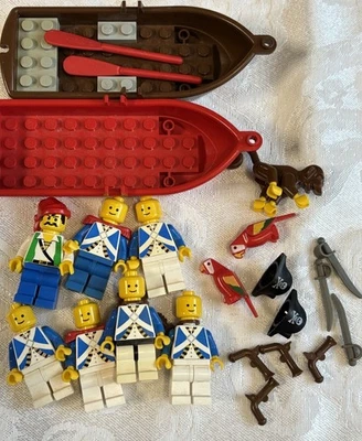 Lote de mini figuras vintage Lego Imperial Soldiers abrigos azules Foto 1 de 4
