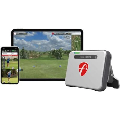 FlightScope Mevo+ Portable Launch Monitor Golf Simulator With 12 E6 Courses