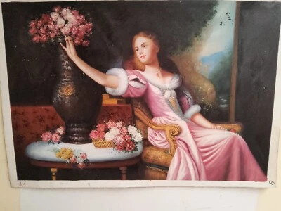 Quadro Dipinto A mano replica Władysław Czachórski Olio su tela 60x90cm - Immagine 1 di 4