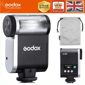 GODOX iA32 Mini Flash Speedlite Hot Shoe Flashes f Fuji Canon Nikon Sony Olympus - Picture 1 of 12