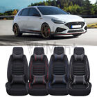 For Hyundai Car Seat Covers Full Set Leather Front Rear Protector Cushion 2/5pcs