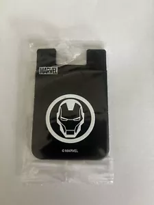 NYCC Marvel Iron Man Credit Card Holder Cell Phone Wallet Pocket Sticker - Picture 1 of 2