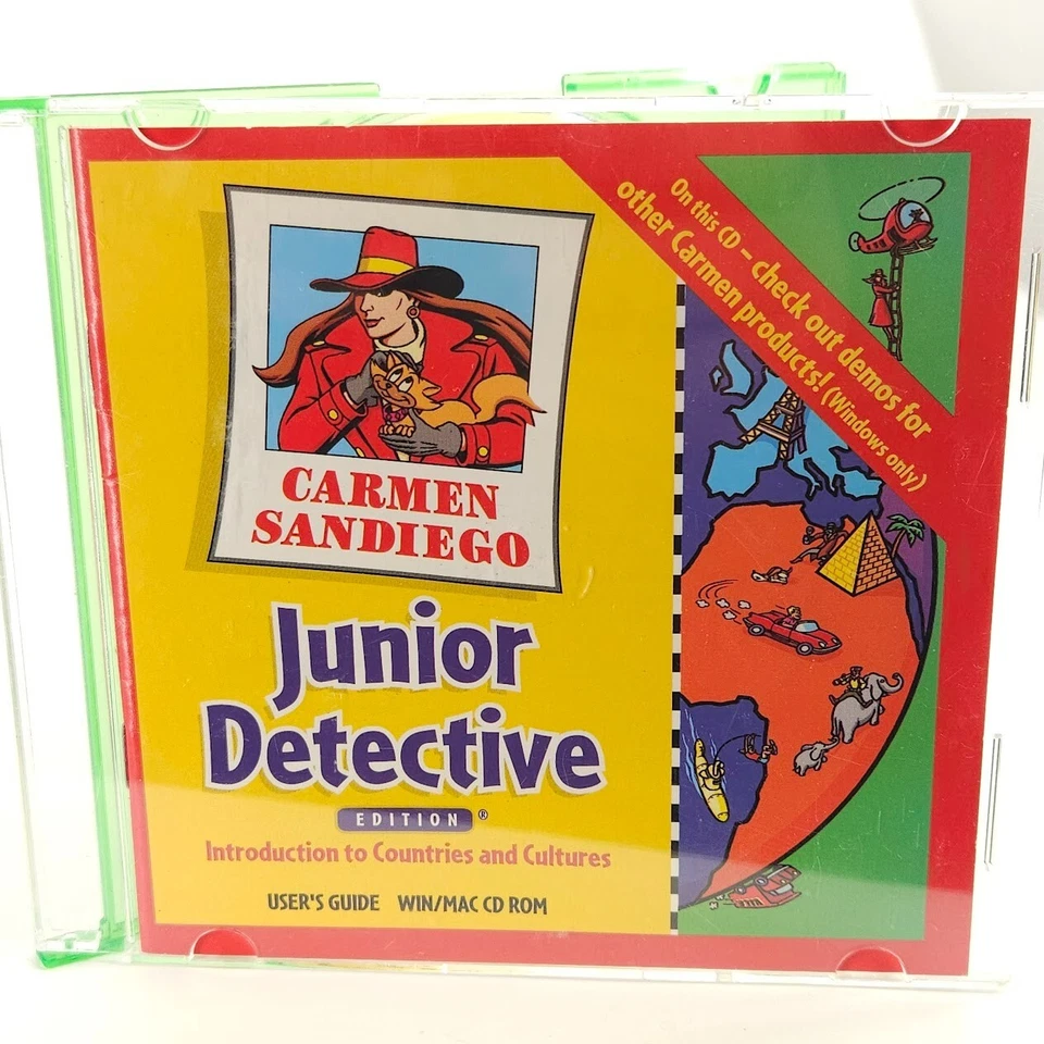 Carmen Sandiego Junior Detective Edition CD Introduction to Countries & Culture - Image 1 of 4