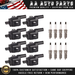8 Ignition Coil + 8 Platinum Spark Plug fit Ford F-350 Super Duty V8 7.3L UF893 - Picture 1 of 12